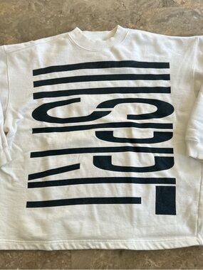 Vintage 90s Esprit Big Logo Sweatshirt USA Made L Boxy Fit